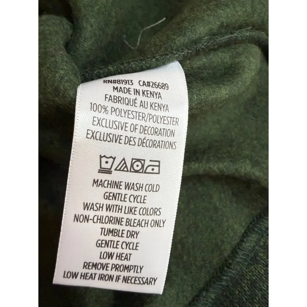 Robert Graham Kenwood Long Sleeve Quarter Zip Sweater Forest Green S